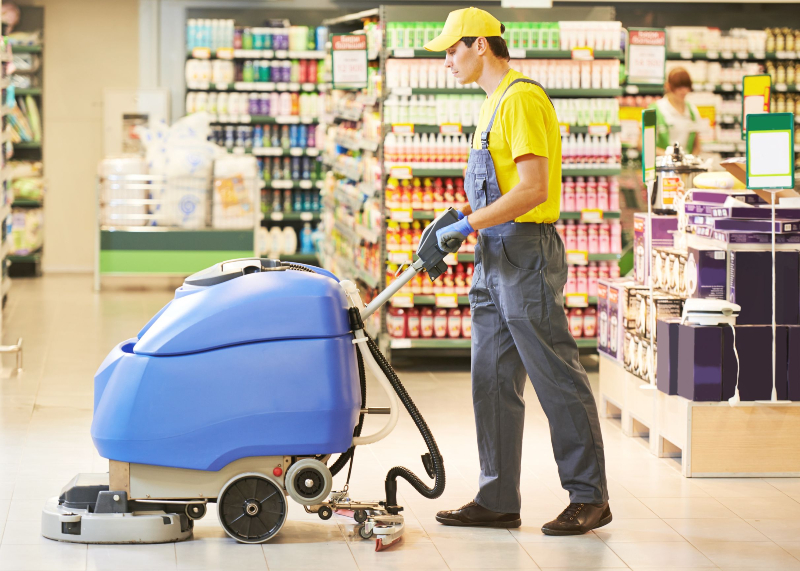 2 Advantages of Using Floor Scrubber Equipment for Your Commercial Clients